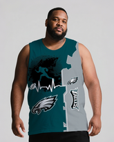 Sports Men's Big & Tall Sleeveless Shorts Two-piece